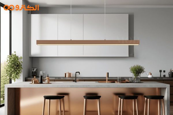 نورپردازی خطی آشپزخانه منزل