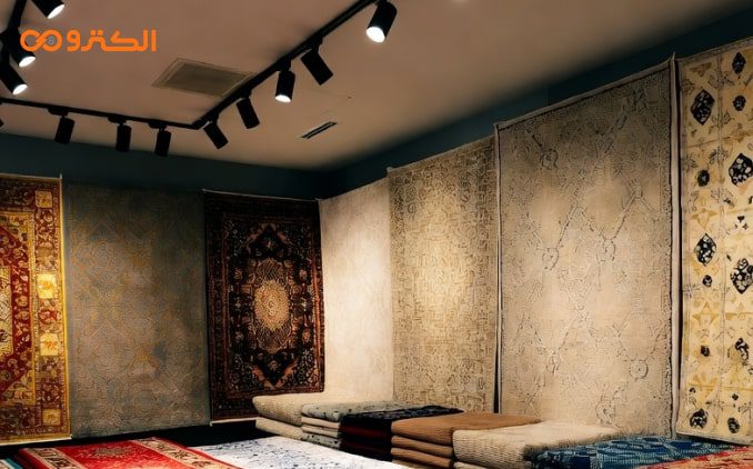 نورپردازی فرش