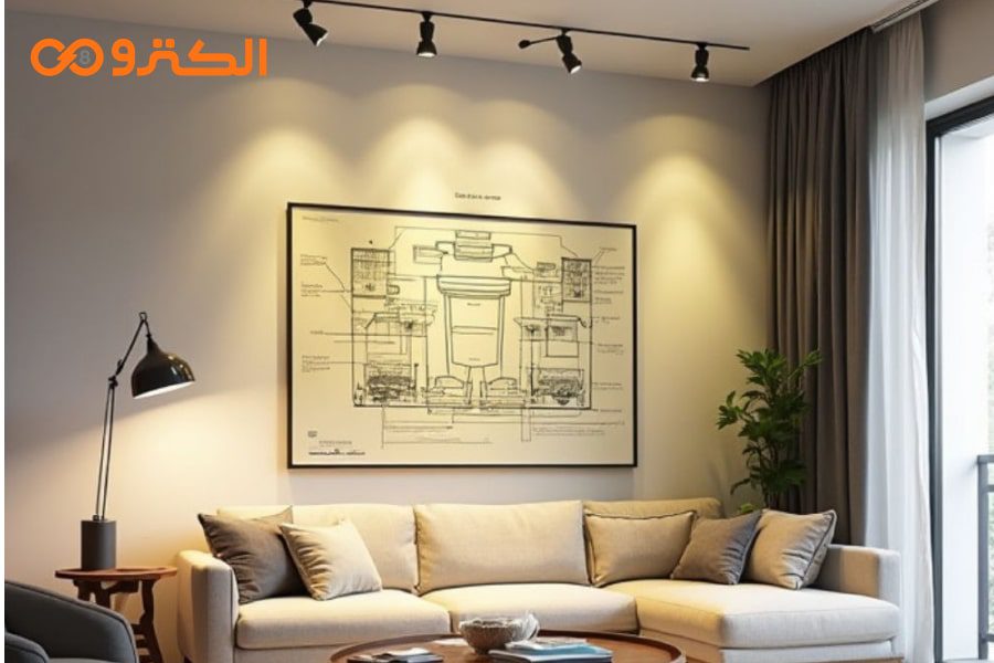 نورپردازی سقف خانه